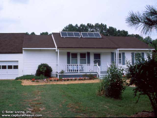 Susan, VA Solar Domestic Hot Water System