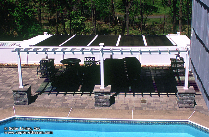 Chester, NJ Pergola Installation Solar Pool Heating System