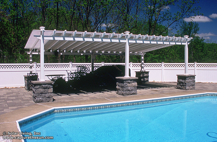 Chester, NJ Pergola Installation Solar Pool Heating System