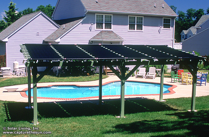 Eatontown, NJ Pergola Installation Solar Pool Heating System