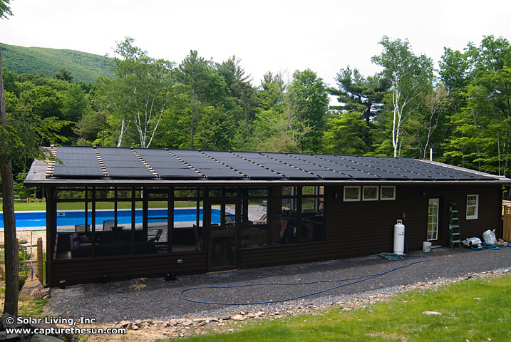 Woodstock, NY Solar Pool Heating System